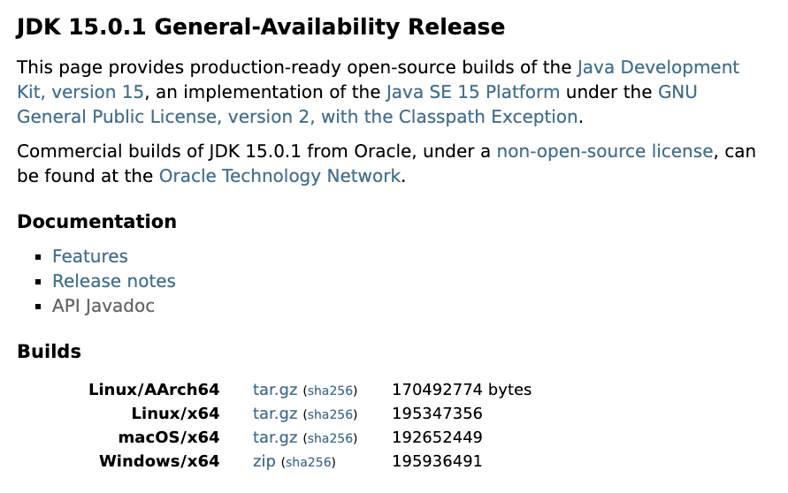 JDK Download